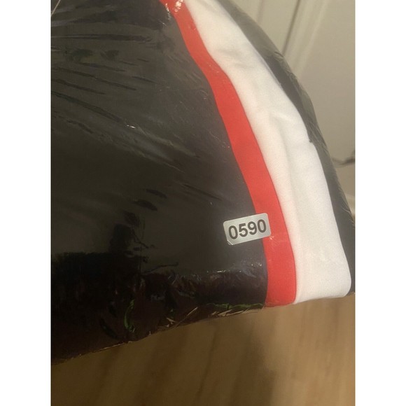 Essentials by ABS Women Black Casual Pants Size 2 Leg Stripe With Red And White￼ - Picture 11 of 11